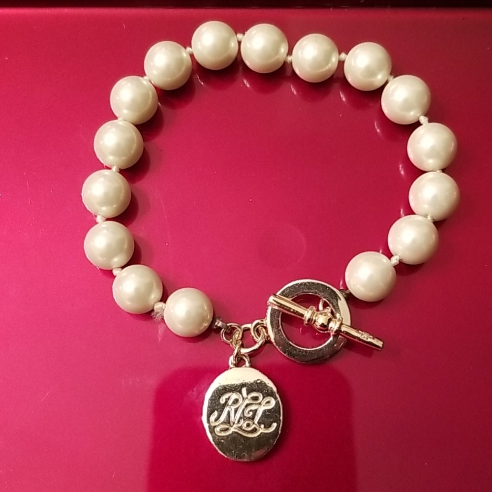 🕺💃HP🕺💃Ralph Lauren, silver beeded bracelet